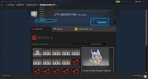 dota 2 trade offers.